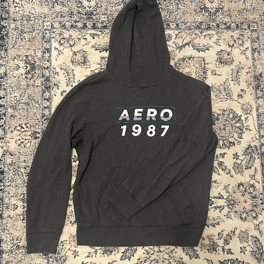Men’s Aero 1987 Gray Hoodie